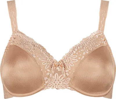 Image de Triumph Ladyform Soft W Soutien-gorge minimiseur Le soutien-gorge minimiseur réduit visuellement d'une taille de bonnet, large partie latérale pour un soutien supplémentaire, garniture de dentelle stylée sur les bonnets et l'entrejambe
