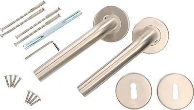 Produktbild von KOTARBAU® Rosettengarnitur 130 mm INOX B BB–Buntbart Universal