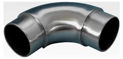 Produktbild von Eckbogen 90° für Rohr 42,4 x 2 mm Edelstahl