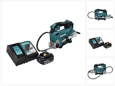 Obrázek produktu pro Akumulátorová mazací pistole Makita DGP 180 RM1 18 V 690 bar + 1x akumulátor 4,0 Ah + nabíječka