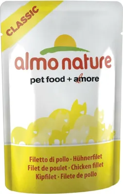 Produktbild von Almo Nature Cat - P.B. Classic Hühnerfilet 24x55g
