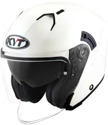 Immagine prodotto di Casco KYT NF-J Plain Jet Colore: Bianco, Taglia: M (57/58)