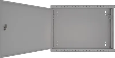 Zdjęcie produktu dla Szafa Rack 19'' 2U 120 mm Wisząca Cctv Dvr Stalflex Szara Regulowana