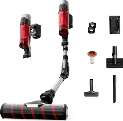 Produktbild von Rowenta RH2087WO, Beutellos, Schwarz, Rot, Silber, Rechteckig, Trocken, Filterung, Harter Boden, Soft floor, Polsterung