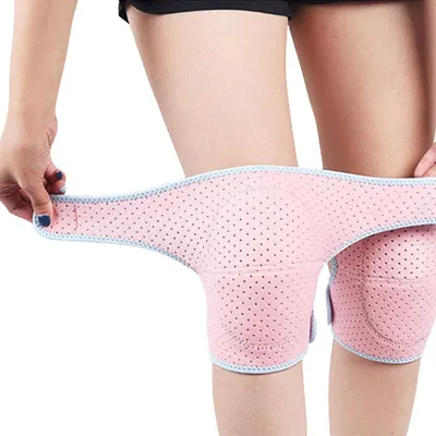 Imagen del producto de Rodilleras ajustables, de espuma suave, talla mediana, para yoga y danza