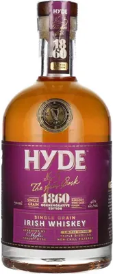 Produktbild von Hyde No.5 THE ÁRAS CASK 1860 Single Grain Irish Whiskey Burgundy Cask Finish 46 %  0,70 Liter