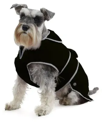 Productafbeelding van Ancol regenkleding voor honden, waterdichte jas voor alle weersomstandigheden, zwart, maat L