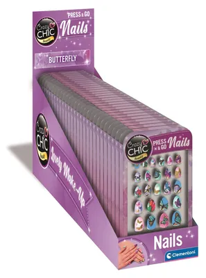 Produktbild von Clementoni Crazy Chic 18156, Nagel-Tattoo-Set für Kinder, 6 Jahr(e), Mehrfarbig