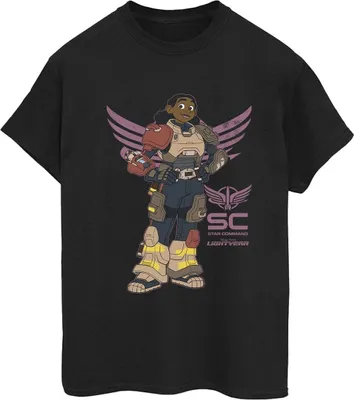 Produktbild von Disney - "Lightyear Star Command" T-Shirt für Damen BI50394 (L) (Schwarz)