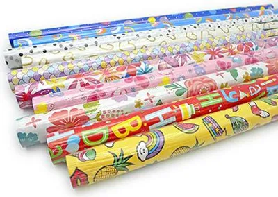 Produktbild von Geschenkpapier mit lustigem Motiv für Geburtstage und Feste, 2 m x 70 cm, 1 Rolle