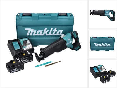 Produktbild von Makita DJR 187 RGK Akku Reciprosäge 18 V Brushless + 2x Akku 6,0 Ah + Ladegerät + Koffer