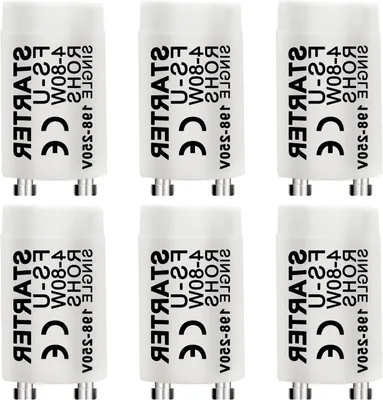 Productafbeelding van Starter Set - Ontstekers Fluorescent - Verlichting Installeren - Snelle Ontsteking - 4-80 W - Wit