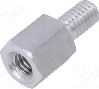 Produktbild von 10x Distanzmuffe mit Gewinde Innengew: M4 8mm Außengew: M4 236X08 Distanzelemente