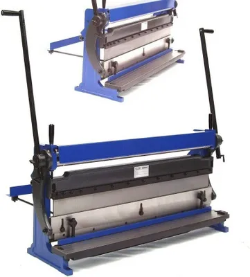 Produktbild von Blechbearbeitungsmaschine 3in1 Abkantbank Biegemaschine 56038 Tafelschere 1016mm