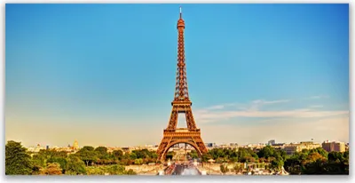 Produktbild von Tulup Leinwand-Bilder 120x60 Wandbild Canvas Kunstdruck Eiffelturm Architektur