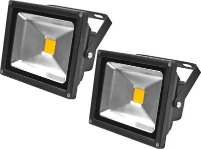 Produktbild von Greenmigo 2x 20W LED Fluter Strahler Gartenlampe Kaltweiß Licht mit Aluminium Gehäuse Wasserdicht IP65 85-265V