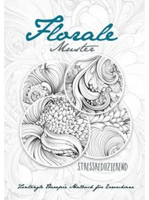 Zdjęcie produktu dla Kolorowanka z motywami kwiatowymi do terapii Zentangle dla dorosłych