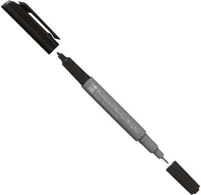 Produktbild von Marabu Permanent-Marker Graphix 2 Spitzen schwarz