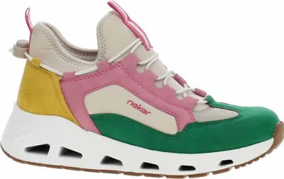Produktbild von Rieker Damen Stiefelette Weite G Gummizug lose Einlage soft leicht bequem N5254, Größe:37 EU, Farbe:Pink