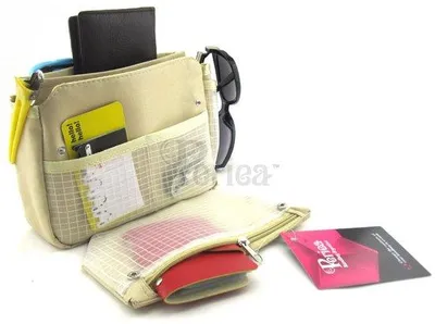 Immagine prodotto di Inserto organizer per borse piccole - 9 scomparti - marrone chiaro