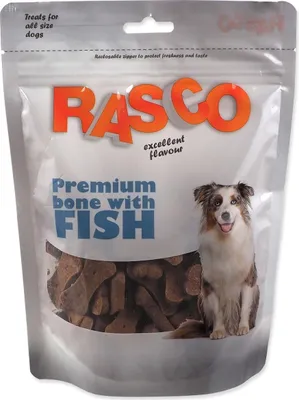 Image de Pochoutka Rasco : os à moelle pour chiens, avec du poisson, 5 cm, 250 g
