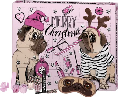 Produktbild von Adventskalender fesh! Pug'tastic  Beauty- & Wellness Kosmetik Hund Mops