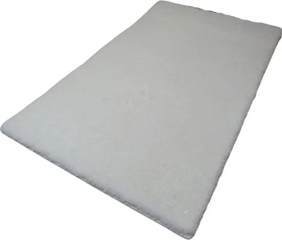 Produktbild von Clarissa Badematte Badteppich Badvorleger Duschvorleger Badezimmerteppich 60x100cm Princess Weiß