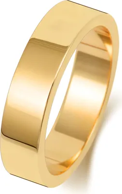 Produktbild von 9 Karat (375) Gold 5mm Flach Form Herren/Damen - Trauring/Ehering/Hochzeitsring, 67 (21.3); TRS188349KYRSX