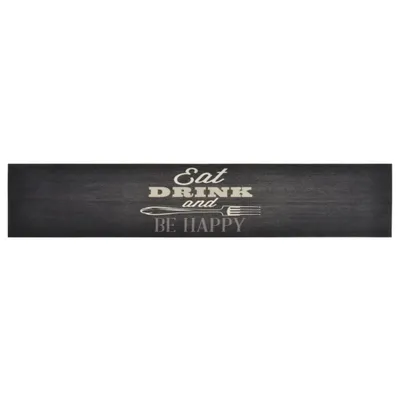 Immagine prodotto di Tappeto da Cucina Lavabile Nero Cucina 60x300 cm Velluto