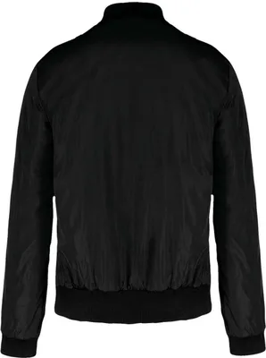 Produktbild von Kariban Herren Bomberjacke Steppjacke Übergangsjacke Collegejacke, Größe:3XL, Farbe:Schwarz