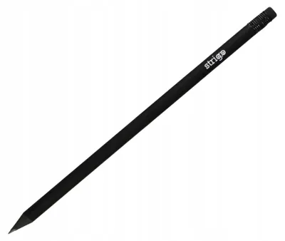 Produktbild von Strigo Schwarzer Bleistift mit Radiergummi HB