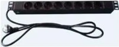 Zdjęcie produktu dla Microconnect CABINETACC23, Podstawowy, 1U, Poziomy/Pionowy, Czarny, 8 x gniazdo sieciowe, 3 m