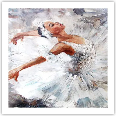 Produktbild von Poster - Poster ohne Rahmen - Frau Tanz Ballett Körper - 60x60 cm - Wand Bild - Wanddeko - Wandbilder - Kunstposter - Wandposter - Bilder - Kunstdruck - Wanddekoration - Wandbild - P2XAC60x60-3101