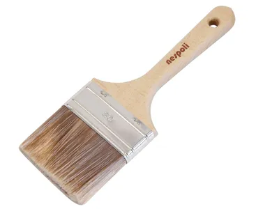 Produktbild von nespoli Flachpinsel Lasur 6.Stärke braun 80mm
