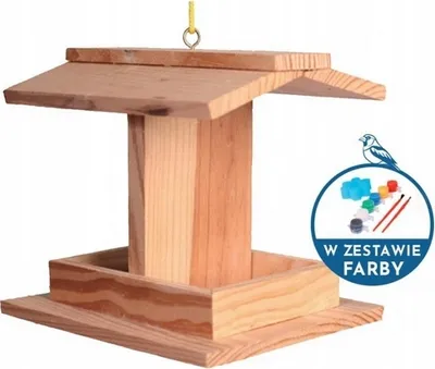 Produktbild von Vogelhaus aus Holz, 14x11x11,5 cm, mit Farbe, Marke Garden&Fun