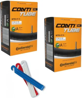 Produktbild von Continental 2x Conti Schlauch MTB 27.5 27.5x1.75/2.40 Zoll 47/62-584 AV 40mm ...