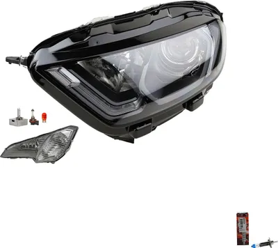 Immagine prodotto di Fari anteriori, compatibili con Ford Ecosport, colore nero. Codici: 2232205 GN1513D155HE, 2235537 GN1513B221MB, 2215342 GN1513B221MA. Marca: Johns