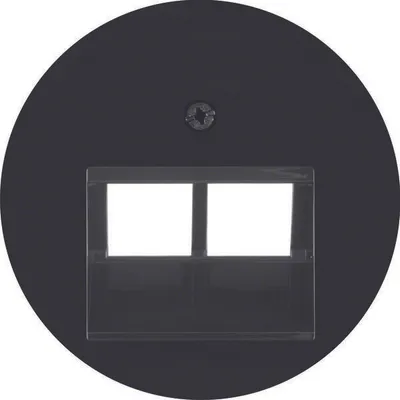 Produktbild von Berker 14092045 - Schwarz - Thermoplast - konventionell - Berker - Glänzend - IP20