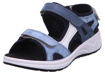 Produktbild von Fidelio Sandalette Hawaii Jeans Größe 42 Hallux-optimiert Leder rutschhemmend Absatz 3,2 cm