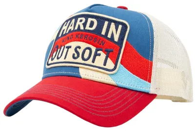 Produktbild von King Kerosin Trucker Cap "Hard in, soft out" Petrol