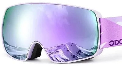 Zdjęcie produktu dla Gogle narciarskie dziecięce UV400 przeciwmgielne snowboard dla chłopca