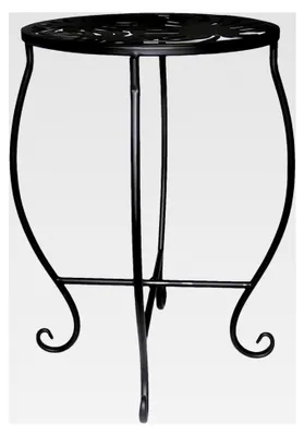 Produktbild von Metallpflanzengestell | Blumentopfständer für Garten - Stabiler 38 cm hoher Metall Pflanzenständer für Innenbereich, Balkon, Terrasse, Wintergarten, Gewächshaus