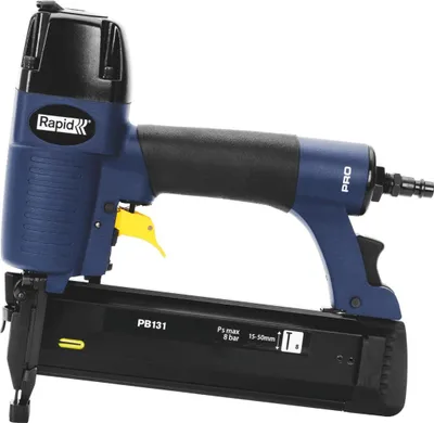 Immagine prodotto di PRO PB131 Pneumatic Nailer - RAPID - for No. 8 nails (15-50 mm) - 110 nails - ideal for carpentry