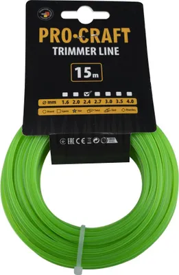 Immagine prodotto di Procraft ZI-2.4/15 filo da taglio 2,4 mm 15 m stella