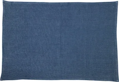 Image de Set de table 33 x 48 cm LINEN UNI bleu foncé, IHR