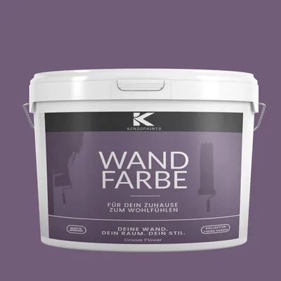Produktbild von Kenzopaints 5Liter Wandfarbe Designfarbe Innenfarbe - Crocus Flower