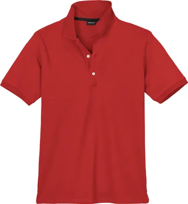 Produktbild von Redfield Basic rot Poloshirt Übergröße Liam