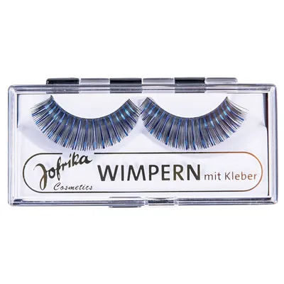 Produktbild von Jofrika 718045 Glitter Wimpern blau, blau