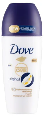 Produktbild von 12x Dove Deo Advanced Care Original Roll On Deodorant, Antitranspirant Deodorant, Schutz bis zu 48 Stunden 50 ml + Italian Gourmet Polpa 400g
