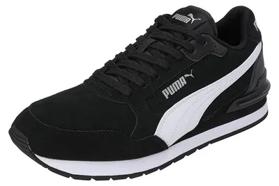 Produktbild von Puma ST Runner V4 SD Sneaker, Uni, Schwarz/Weiß/Silber, 3.5 UK